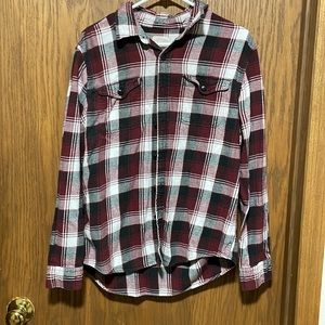 Maroon AE flannel